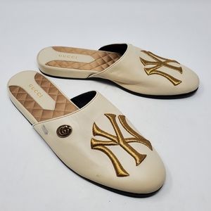 yellow gucci mules